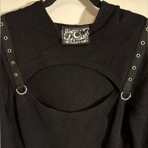 Killstar Black Hoodie Sweater